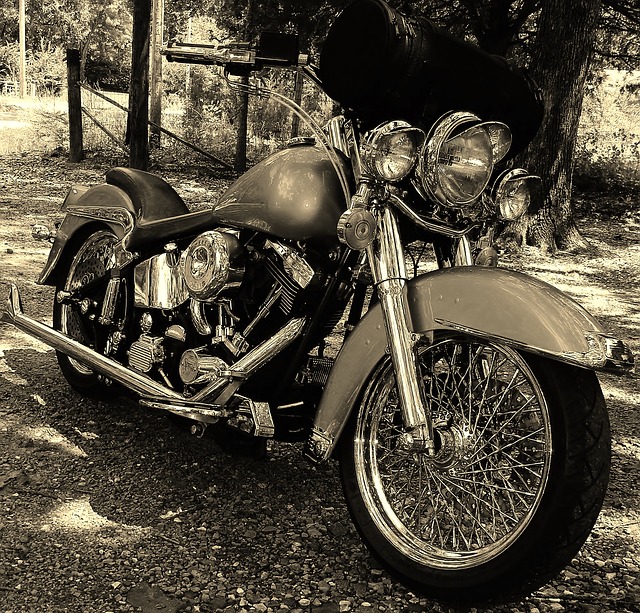 Harley retro fotka