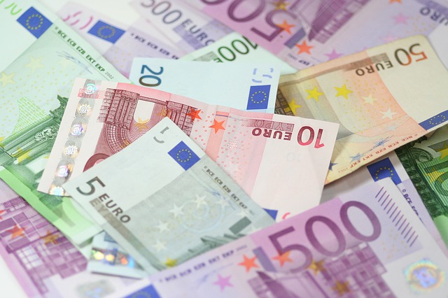 euro bankovky